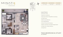 2 Beds 1345 Sq. Ft. Apartment in Januss Minati Homes