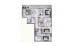 3 Beds 1664 Sq. Ft. Apartment in Januss Minati Homes