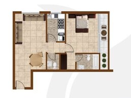 1 Bed 952 Sq. Ft. Apartment in K1 Residence