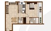 K1 Residence 1 Bed Layout