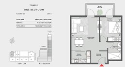 1 Bed 788 Sq. Ft. Apartment in Khamas Marriott Residences