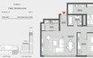 Khamas Marriott Residences 2 Beds Layout