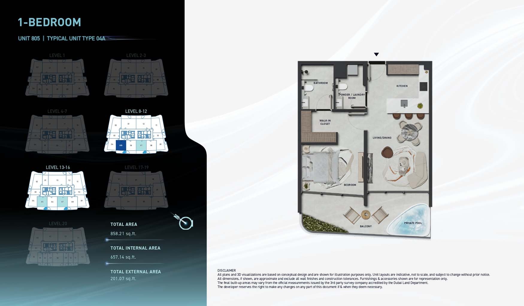 1 Bed 858 Sq. Ft. Apartment in Leos Hadley Heights 2