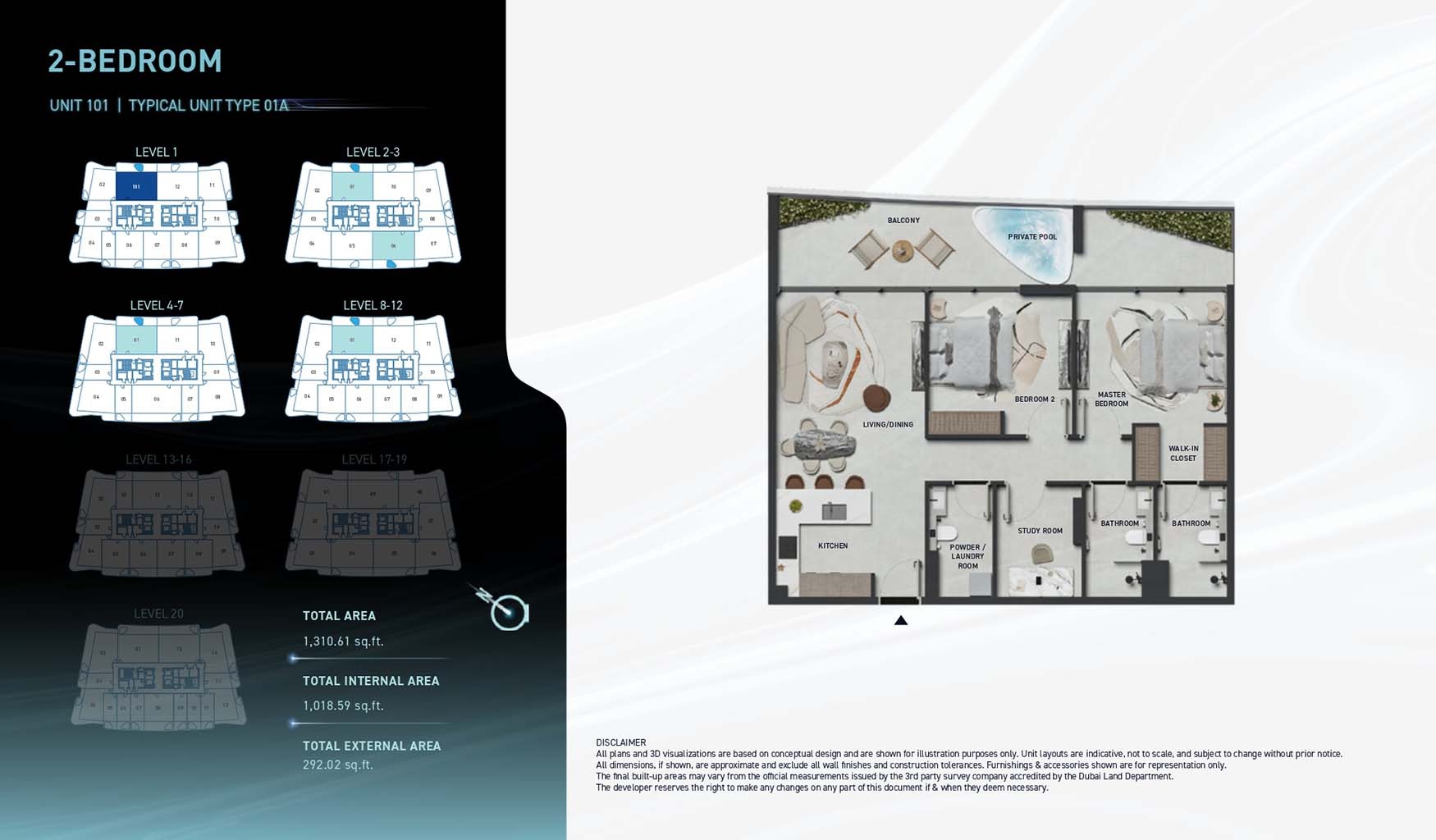 2 Beds 1310 Sq. Ft. Apartment in Leos Hadley Heights 2