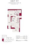 LEOS Hadley Heights 1 Bed Layout