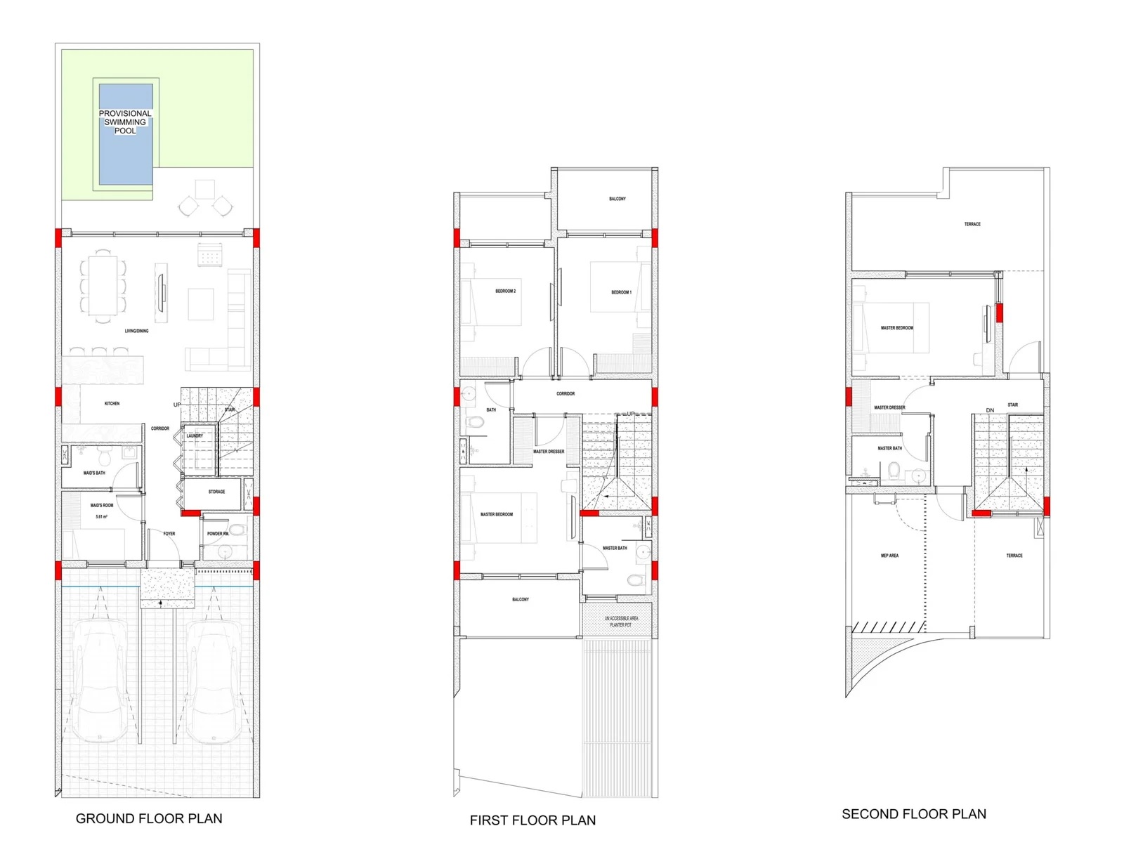 Leos Kensington Gardens 4 Beds Layout