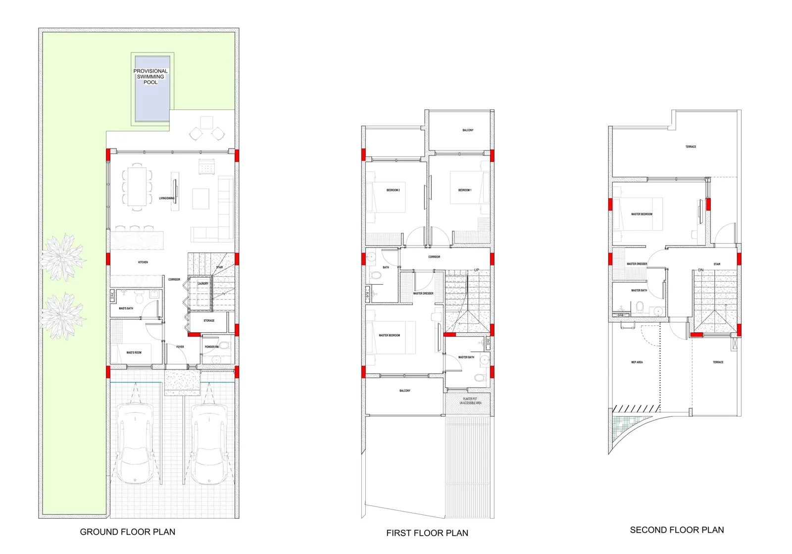 Leos Kensington Gardens 4 Beds Layout