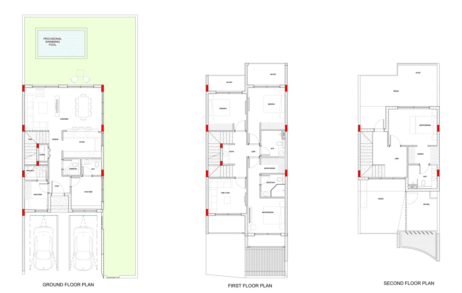 Leos Kensington Gardens 5 Beds Layout