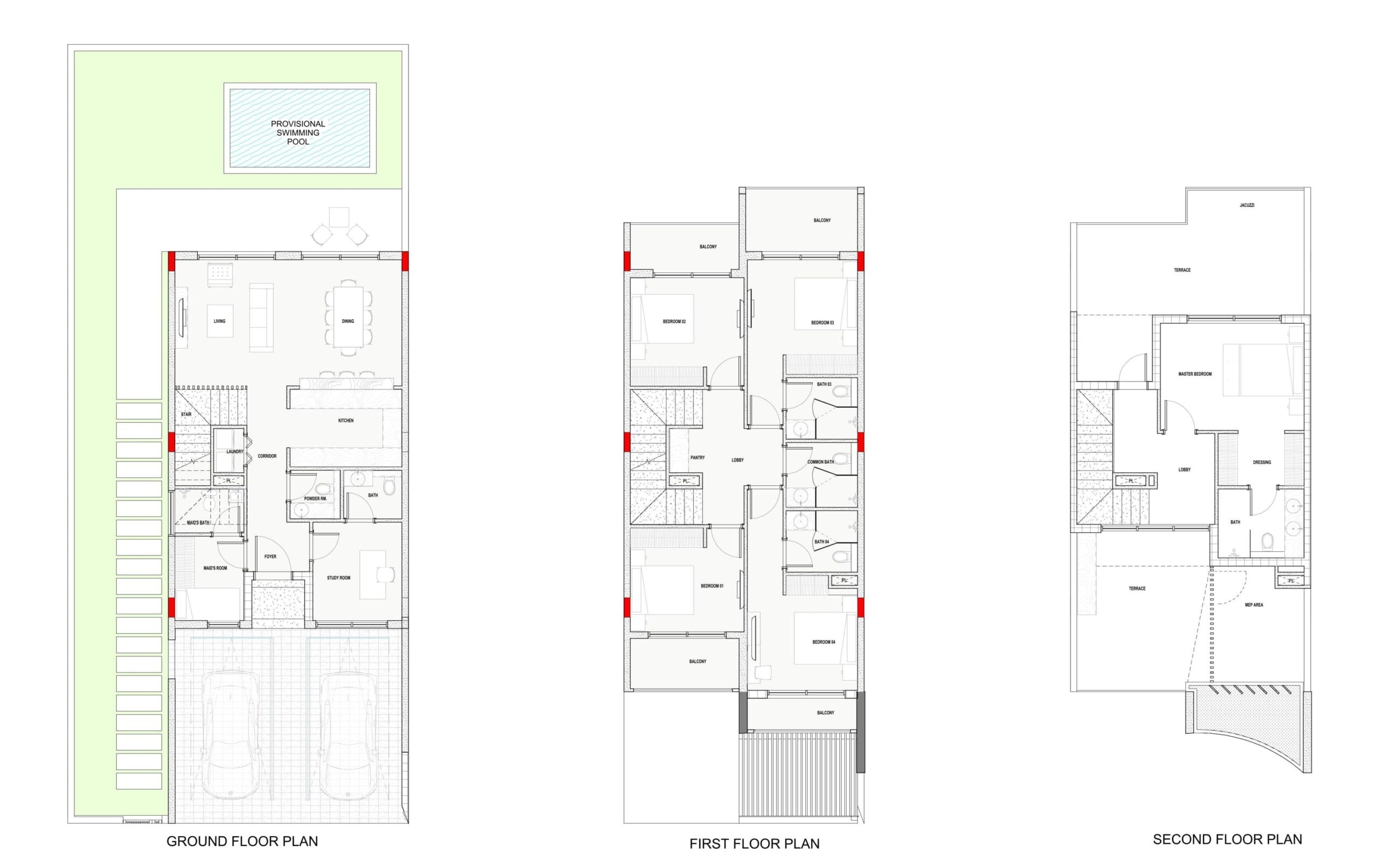 Leos Kensington Gardens 5 Beds Layout