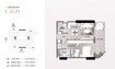 Lion Listone Residence 1 Bed Layout