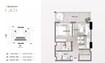 Lion Listone Residence 1 Bed Layout