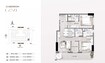 Lion Listone Residence 2 Beds Layout