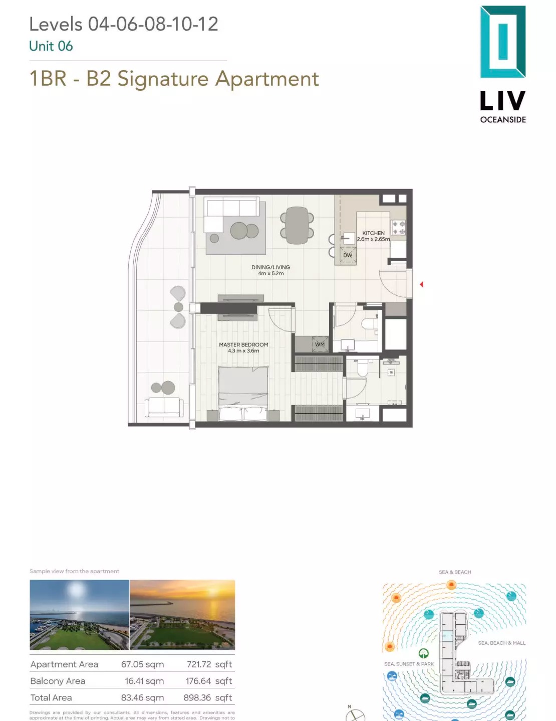 1 Bed 898 Sq. Ft. Apartment in LIV Oceanside