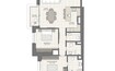 LIV Waterside 2 Beds Layout