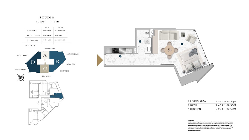 414 Sq. Ft. Studio in London Franck Muller Vanguard