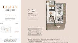 2 Beds 1285 Sq. Ft. Apartment in London Lilian Residences