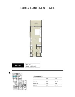 426 Sq. Ft. Studio in Lucky Oasis Residence