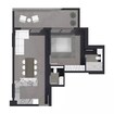 Maak Aizel Tower 1 Bed Layout