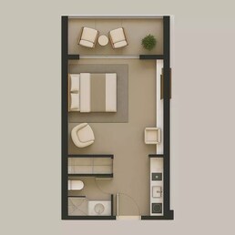 403 Sq. Ft. Studio in Maak Residence