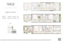 2 Beds 2902 Sq. Ft. Townhouse in Mag 22 Townhouses