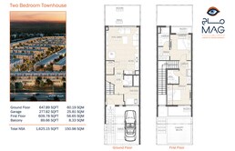 2 Beds 1625 Sq. Ft. Townhouse in MAG Eye Townhouses