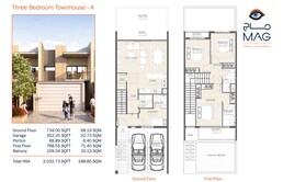 3 Beds 2032 Sq. Ft. Townhouse in MAG Eye Townhouses