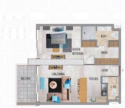 1 Bed 759 Sq. Ft. Apartment in MAG MBL Residence