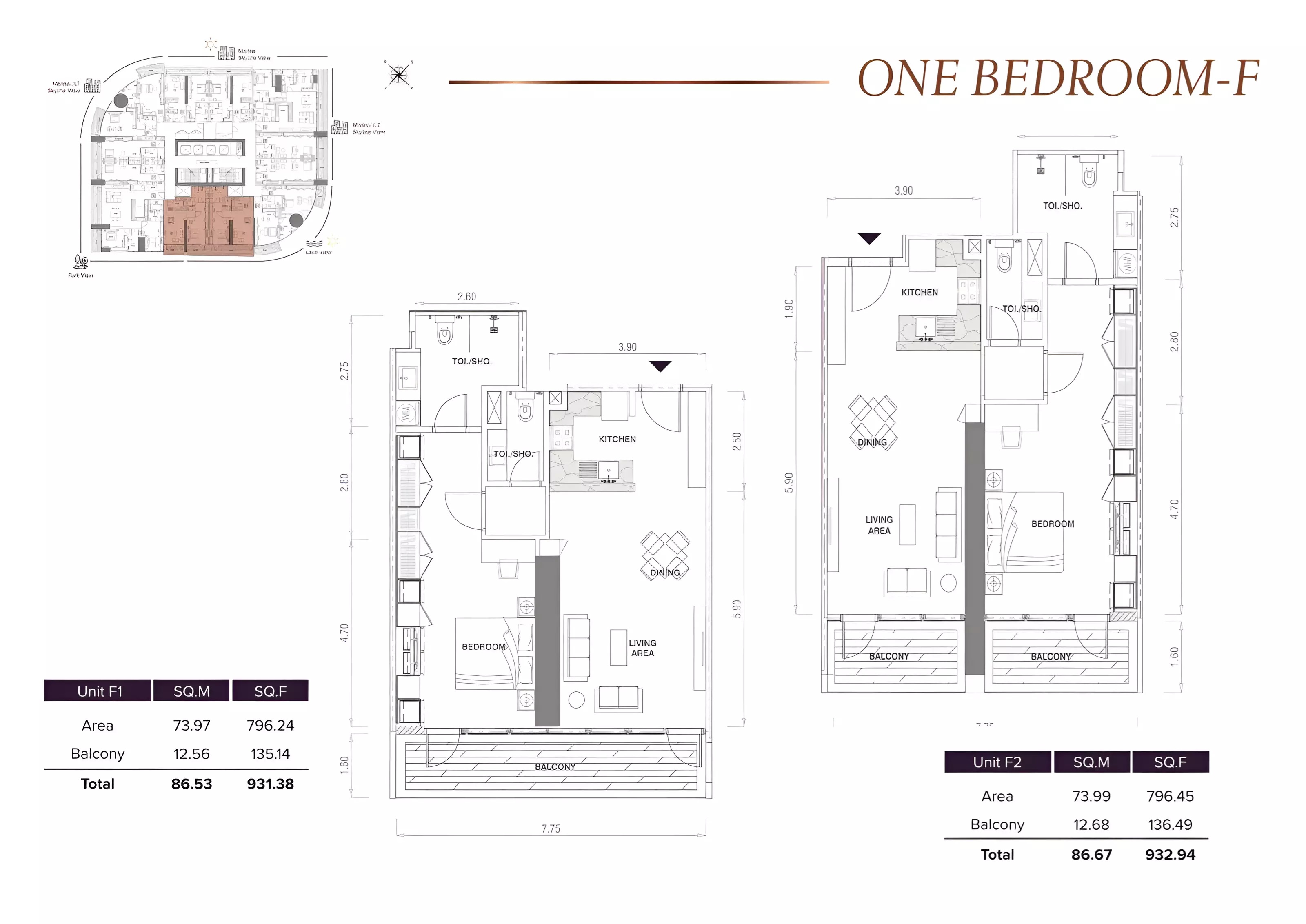 1 Bed 932 Sq. Ft. Apartment in MAG MBL Signature