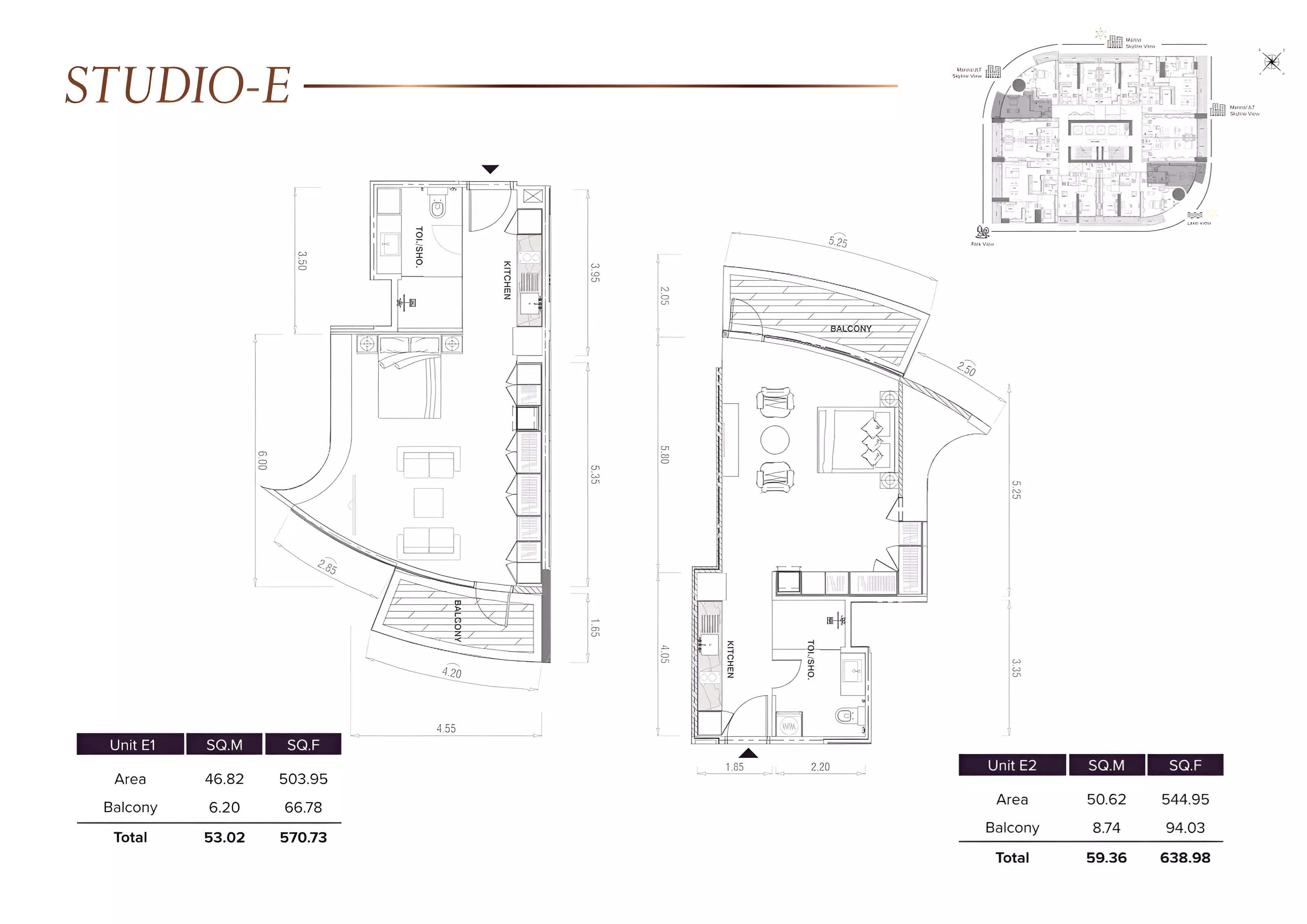638 Sq. Ft. Studio in MAG MBL Signature