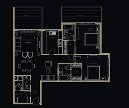 2 Beds 1317 Sq. Ft. Apartment in Mag Polo Residence
