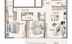 Main Flow Residences 2 Beds Layout