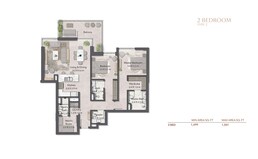 2 Beds 1501 Sq. Ft. Apartment in Majid Al Cilia