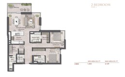 2 Beds 2129 Sq. Ft. Apartment in Majid Al Cilia