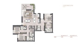 3 Beds 2720 Sq. Ft. Apartment in Majid Al Cilia