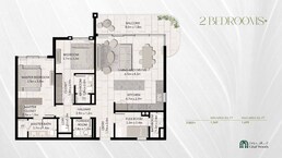 2 Beds 1699 Sq. Ft. Apartment in Majid Capria West