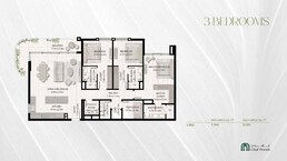 3 Beds 2080 Sq. Ft. Apartment in Majid Capria West