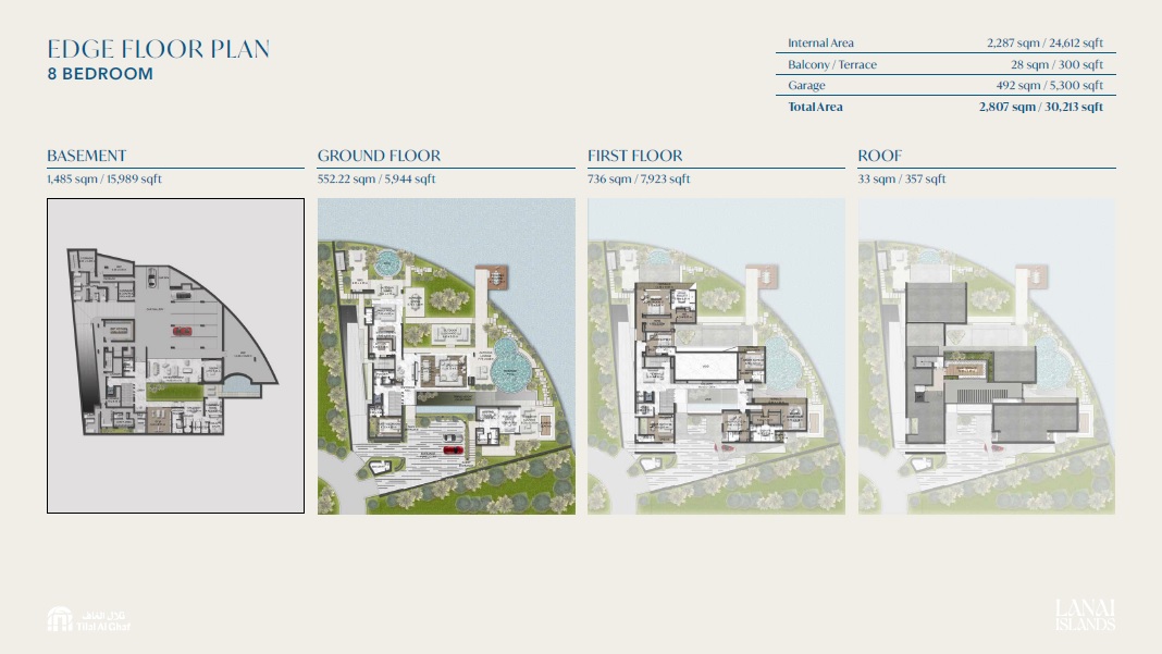 Majid Lanai Island Villa Layout