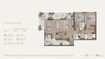 Majid Maravelle Residences 2 Beds Layout