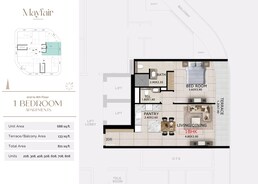 1 Bed 821 Sq. Ft. Apartment in Majid Mayfair Gardens