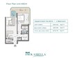 MAK Isola Bella 1 Bed Layout