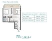 MAK Isola Bella 1 Bed Layout