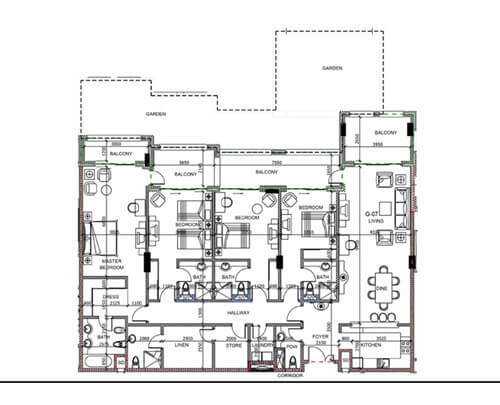 4 Beds 2743 Sq. Ft. Apartment in Manazel Al Khor