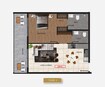 Marquis Elegance 1 Bed Layout