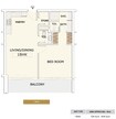 Marquis Signature 1 Bed Layout