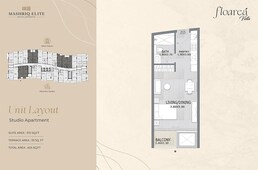 405 Sq. Ft. Studio in Mashriq Floarea Vista