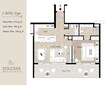 Matrix Solcasa Residence 1 Bed Layout