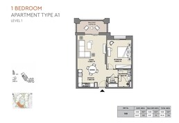 1 Bed 745 Sq. Ft. Apartment in Meraas Al Jazi Apartments