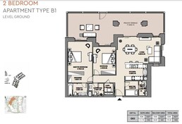 2 Beds 1835 Sq. Ft. Apartment in Meraas Al Jazi Apartments