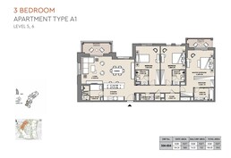 3 Beds 1814 Sq. Ft. Apartment in Meraas Al Jazi Apartments