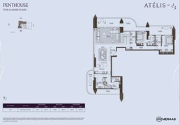 5 Beds 6252 Sq. Ft. Penthouse in Meraas Atelis